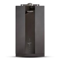 Aquecedor a gás digital 21 lts home black gn fluxo balanceado komeco c/ chamine Aquecedor a gás digital 21 lts home black gn fluxo balanceado komeco c/ chamine