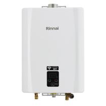 Aquecedor a gas digital e21 branco 21 litros glp rinnai
