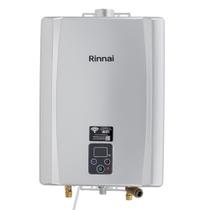 Aquecedor a gas digital e21 prata 21 litros glp rinnai
