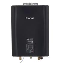 Aquecedor a gas digital e21 preto 21 litros gn rinnai