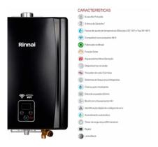 Aquecedor a Gás Digital REU-E211 FEH (E21) 21 litros GLP COR PRETO