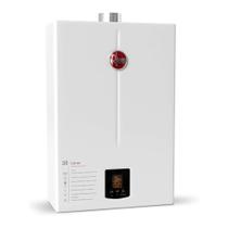Aquecedor a Gás GLP Rheem 30L Digital, Bivolt, Automático, Chama Modulante, Função Solar, Segurança, Alta Vazão