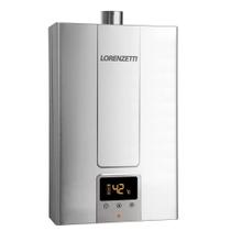 Aquecedor A Gás Lorenzetti 1600DE Inox 15 Litros GLP