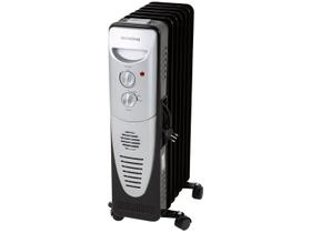 Aquecedor A óleo Mondial A-06 -220v-preto/prata Aquecedor A óleo Mondial A-06 -220v-preto/prata