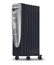 Aquecedor A Óleo Mondial Preto/prata 1500w A-06 Preto/cinza 220v