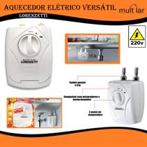 Aquecedor Acqua Elétrico Lorenzetti Versátil 220v 5500w