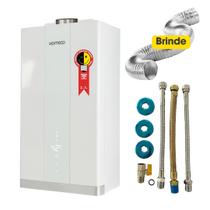 Aquecedor Água A Gás Komeco 9 Litros Home Branco Com Kit Flexiveis 30cm Duto 60 mm De Brinde Aquecedor Água A Gás Komeco 9 Litros Home Branco Com Kit Flexiveis 30cm Duto 60 mm De Brinde