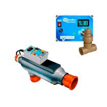 Aquecedor automatico 30 mil l+ ionizador para piscina