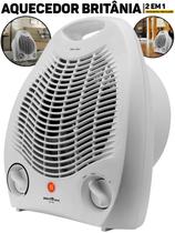 Aquecedor Britânia 1500W AB1100N 3 Níveis Aquecimento Ventilador Portátil P/ Quarto Sala Escritório Aquecedor Britânia 1500W AB1100N 3 Níveis Aquecimento Ventilador Portátil P/ Quarto Sala Escritório