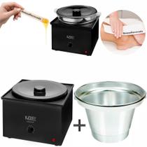 Aquecedor Cera Panela Termocera Profissional + Refil 2,5 Kg