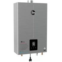 Aquecedor De Água A Gás 20 Litros Aço Inox Digital GN Rheem Aquecedor De Água A Gás 20 Litros Aço Inox Digital GN Rheem