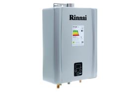 Aquecedor de Agua a Gás Eletrônico E21 TOP Rinnai GLP Prata