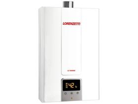 Aquecedor de Água a Gás GLP Lorenzetti LZ 1600DE - Controle Eletrônico Digital 15 L/Min