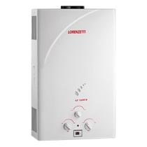 Aquecedor de Água a Gás GLP Lorenzetti LZ 1600N, 15 Litros, Exaustão Natural