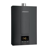 Aquecedor De Água A Gás Lorenzetti 15 Litros LZ 1600DE BK Preto Bivolt Selecione GLP ou GN