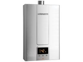 Aquecedor De Água A Gás Lorenzetti 20 Litros LZ 2000DEI Inox Bivolt Digital Selecione GLP ou GN Aquecedor De Água A Gás Lorenzetti 20 Litros LZ 2000DEI Inox Bivolt Digital Selecione GLP ou GN