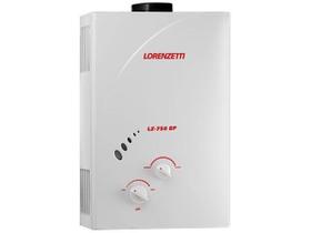 Aquecedor De Água A Gás Lorenzetti 750BP 7 Litros Mecânico A Pilha Selecione GLP Ou GN