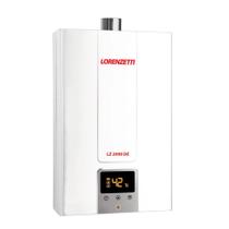 Aquecedor de Água a Gás Lorenzetti Digital 20 Litros (Gás Natural) Branco LZ 2000DE-B Bivolt