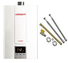 Aquecedor De Água A Gás Lorenzetti Lz 1600 De 15 Litros Glp + Kit Instalação Aquecedor De Água A Gás Lorenzetti Lz 1600 De 15 Litros Glp + Kit Instalação