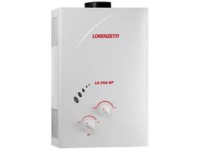 Aquecedor de Água à Gás - Lorenzetti LZ750 BP GN Vazão 7,5 l/min