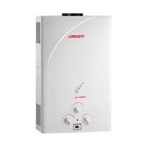 Aquecedor de água a Gás Lz 1600n Glp 15, 0 L/min, Lorenzetti, 7412097, Branco, Médio Aquecedor de água a Gás Lz 1600n Glp 15, 0 L/min, Lorenzetti, 7412097, Branco, Médio