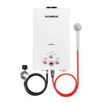 Aquecedor de água a gás portátil CAMPLUX 10L 2,64 GPM 68.000 BTU Aquecedor de água a gás portátil CAMPLUX 10L 2,64 GPM 68.000 BTU