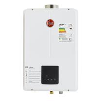 Aquecedor de Água a Gás Rheem 45 L/min Bivolt Branco Digital GÁS GLP