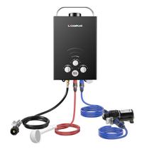 Aquecedor de água CAMPLUX portátil de 1,58 GPM com bomba de 1,6 GPM Aquecedor de água CAMPLUX portátil de 1,58 GPM com bomba de 1,6 GPM
