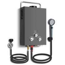 Aquecedor de água de propano sem tanque externo Amzgachfktch 6L 1.58GPM Aquecedor de água de propano sem tanque externo Amzgachfktch 6L 1.58GPM