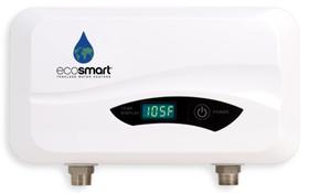 Aquecedor de água EcoSmart POU 6 elétrico sem tanque 6kW branco