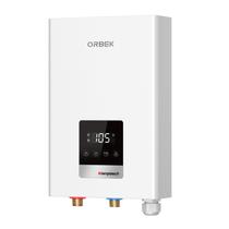 Aquecedor de água sem tanque Orbek 14kW elétrico 240V com display LED