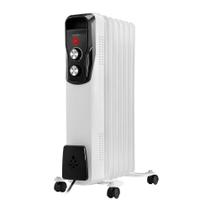 Aquecedor De Ambiente Britânia A óleo Baq1720b Branco 220v Aquecedor De Ambiente Britânia A óleo Baq1720b Branco 220v