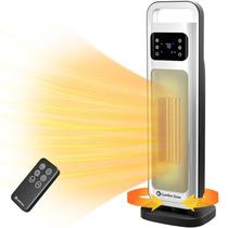 Aquecedor de ambiente Comfort Zone de 26 polegadas e 1500 W com controle remoto