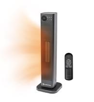 Aquecedor de ambiente Comfort Zone de 30 polegadas e 1500 W com controle remoto Aquecedor de ambiente Comfort Zone de 30 polegadas e 1500 W com controle remoto