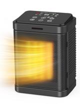 Aquecedor de ambiente Pereysi 1500W PTC Ceramic com 4 modos e temporizador Aquecedor de ambiente Pereysi 1500W PTC Ceramic com 4 modos e temporizador