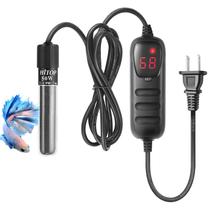 Aquecedor de aquário HITOP Mini Submersível 50W para 5-15 galões Aquecedor de aquário HITOP Mini Submersível 50W para 5-15 galões