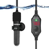 Aquecedor de aquário YukiHalu Small Submersível 25W para 1-5 galões