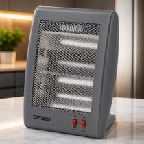 Aquecedor de Ar de Ambiente Quartzo 36cm 220V - Cinza Aquecedor de Ar de Ambiente Quartzo 36cm 220V - Cinza