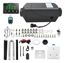 Aquecedor De Ar Diesel Inteligente 12v/8kw P/ Trailer Carro PRETO