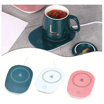 Aquecedor De Caneca Café Agua de Mesa Indução 55c Elétrico Segurança Termostática Bivolt