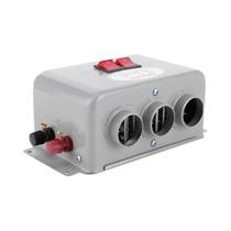 Aquecedor De Carro Compacto 12V 3 Furos 600W-800W Aquecimento Rápido De Inverno Baixo Ruído