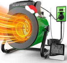 Aquecedor de Estufa AgiiMan 1500W com Termostato e Proteção contra Superaquecimento