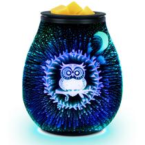 Aquecedor de fusão de cera EQUSUPRO, fragrância elétrica com design de coruja 3D