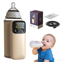 Aquecedor de garrafas portátil VVU & CCO Travel à prova de vazamentos LCD 8h Aquecedor de garrafas portátil VVU & CCO Travel à prova de vazamentos LCD 8h