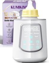 Aquecedor de Mamadeira KUMIKIMI 12 em 1 com Aquecimento Rápido e Uniforme