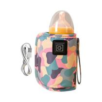 Aquecedor De Mamadeira USB Portátil Para Carrinho De Bebê Com Bolsa Térmica Segura Para Uso Externo