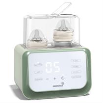 Aquecedor de mamadeiras GROWNSY Aquecedor de leite rápido 8 em 1 com temporizador Aquecedor de mamadeiras GROWNSY Aquecedor de leite rápido 8 em 1 com temporizador