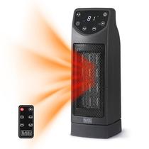 Aquecedor de mesa de cerâmica BLACK+DECKER oscilante com controle remoto Aquecedor de mesa de cerâmica BLACK+DECKER oscilante com controle remoto