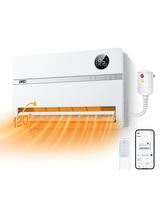 Aquecedor de parede Dreo 1500W para banheiro com oscilação de 120 do plugue ALCI Aquecedor de parede Dreo 1500W para banheiro com oscilação de 120 do plugue ALCI