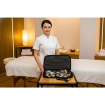 Aquecedor De Pedras Pindas Vulcânicas Basálticas Bambus - 20x45cm Styllus Term